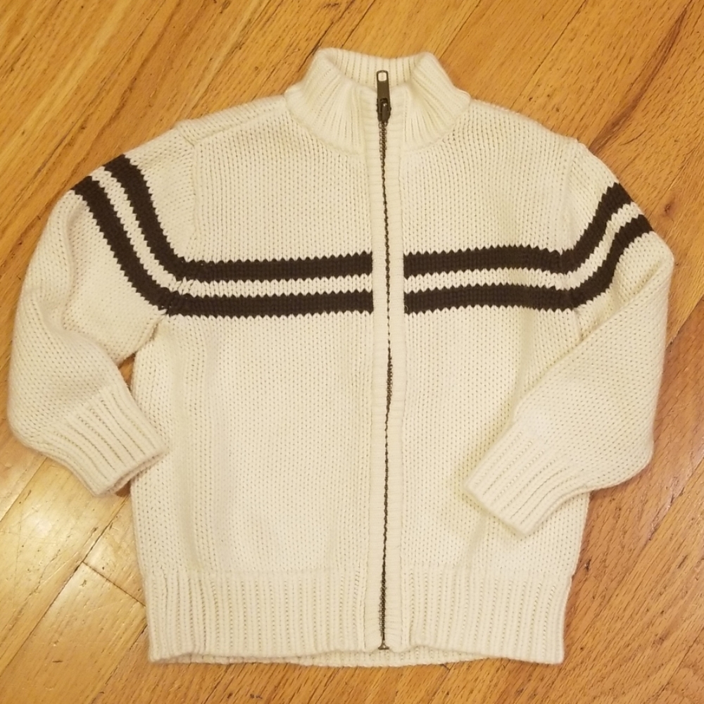 Boy's Zip-Up Sweater - Size 18-24 months